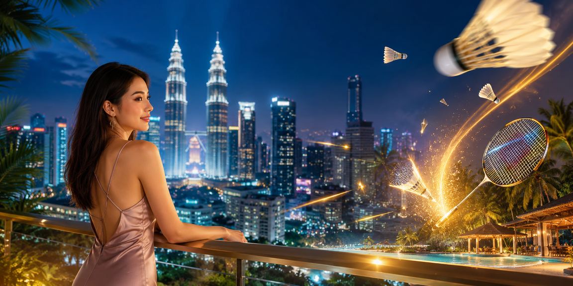 Suasana hiburan kasino Kuala Lumpur pada waktu malam