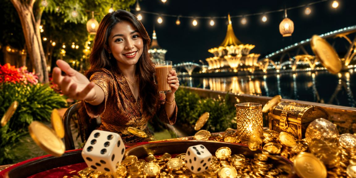 Pemain Kuching menikmati permainan dadu dalam talian dengan strategi pertaruhan terancang
